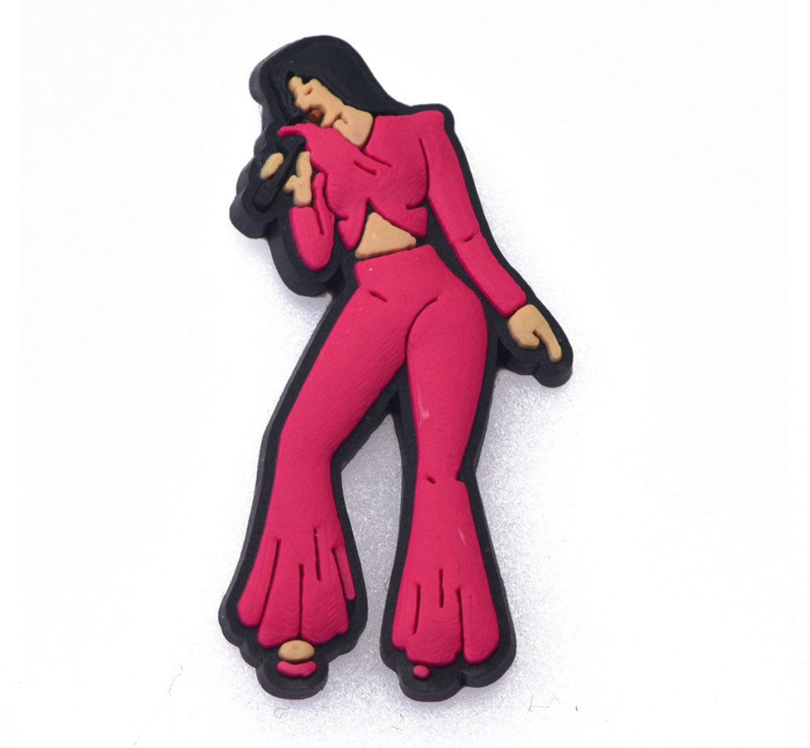 Singer Selena Shoe Charm