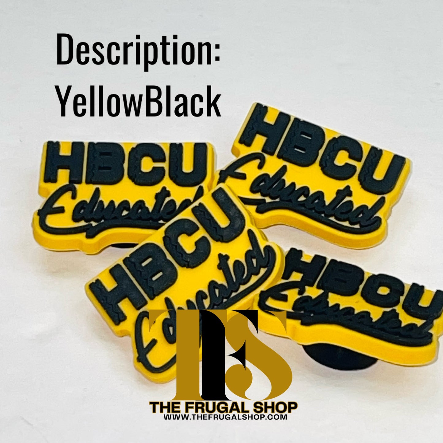 HBCU Educated Shoe Charms (Multiple Colors)
