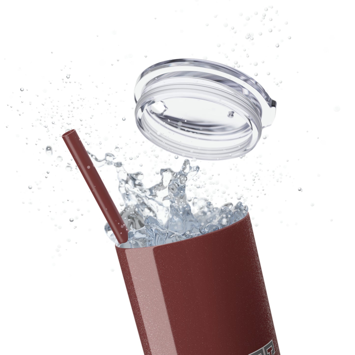 VUU Alumni Skinny Tumbler with Straw, 20oz