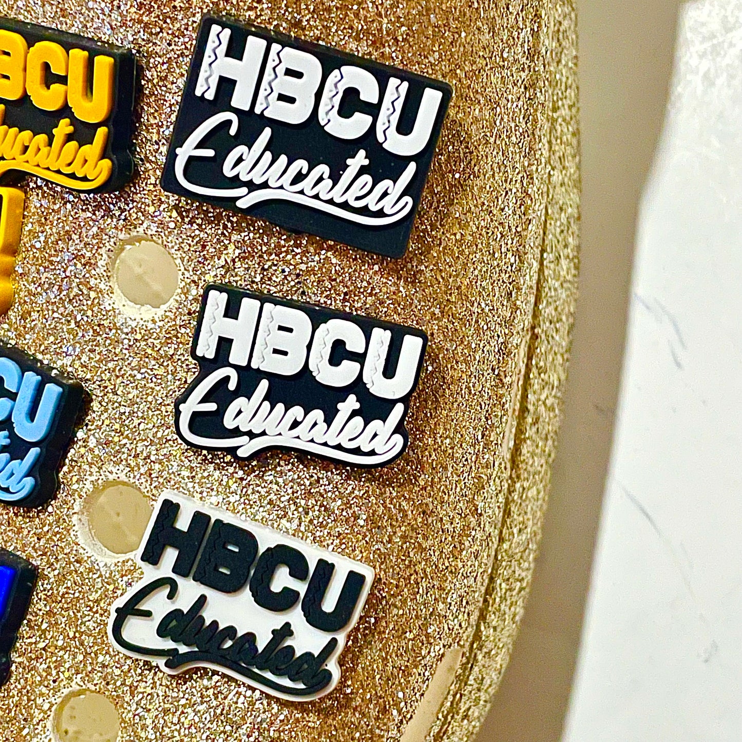 HBCU Educated Shoe Charms (Multiple Colors)