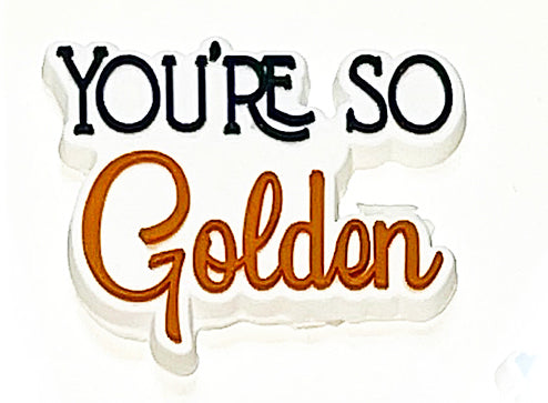Golden Shoe Charm