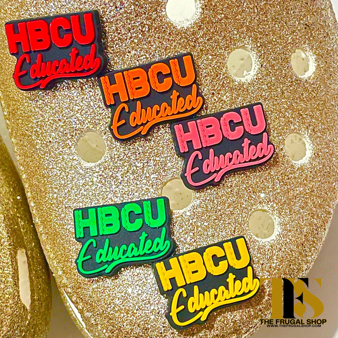 HBCU Educated Shoe Charms (Multiple Colors)