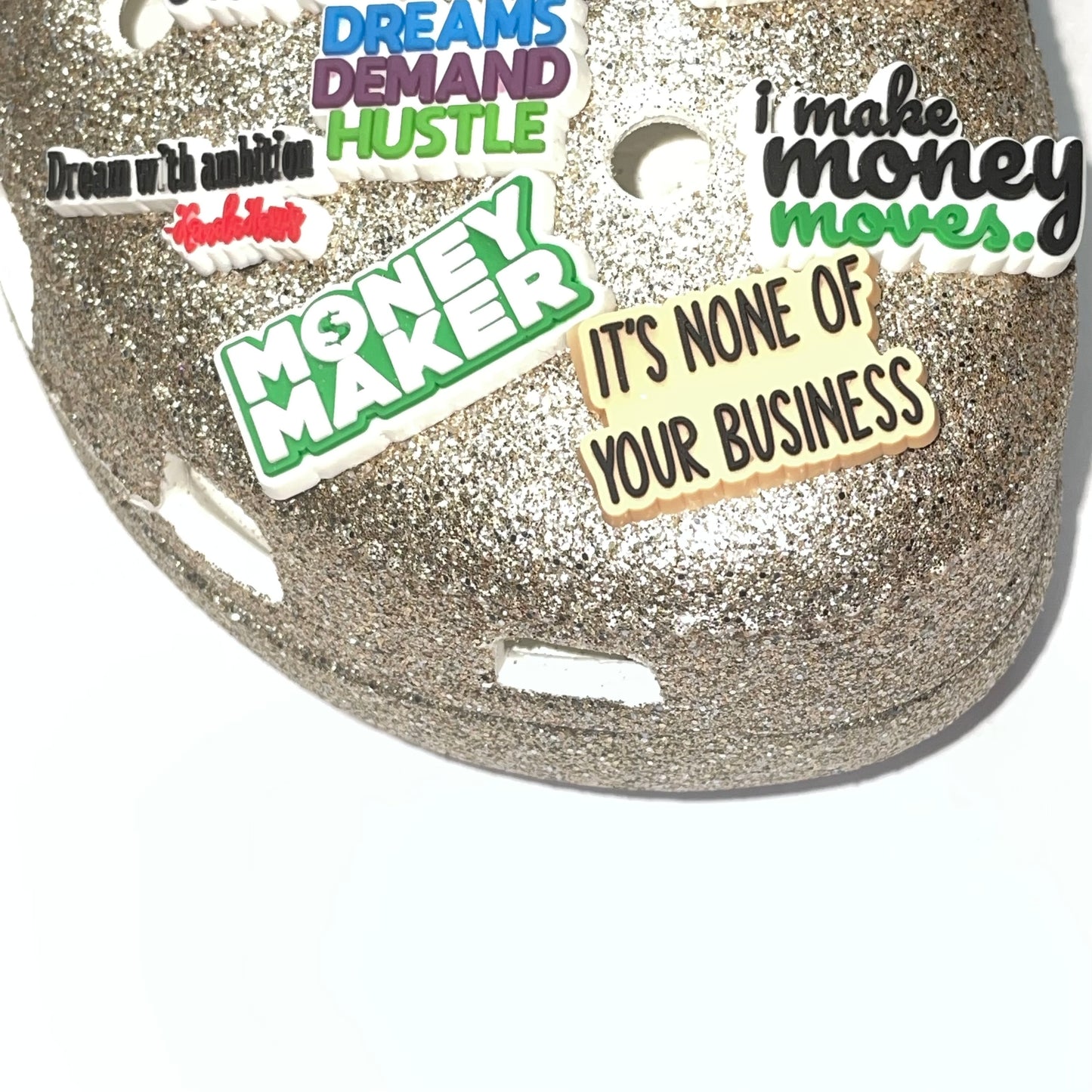Minding My Black Owned Business Girl Boss Entrepreneur Shoe Charms