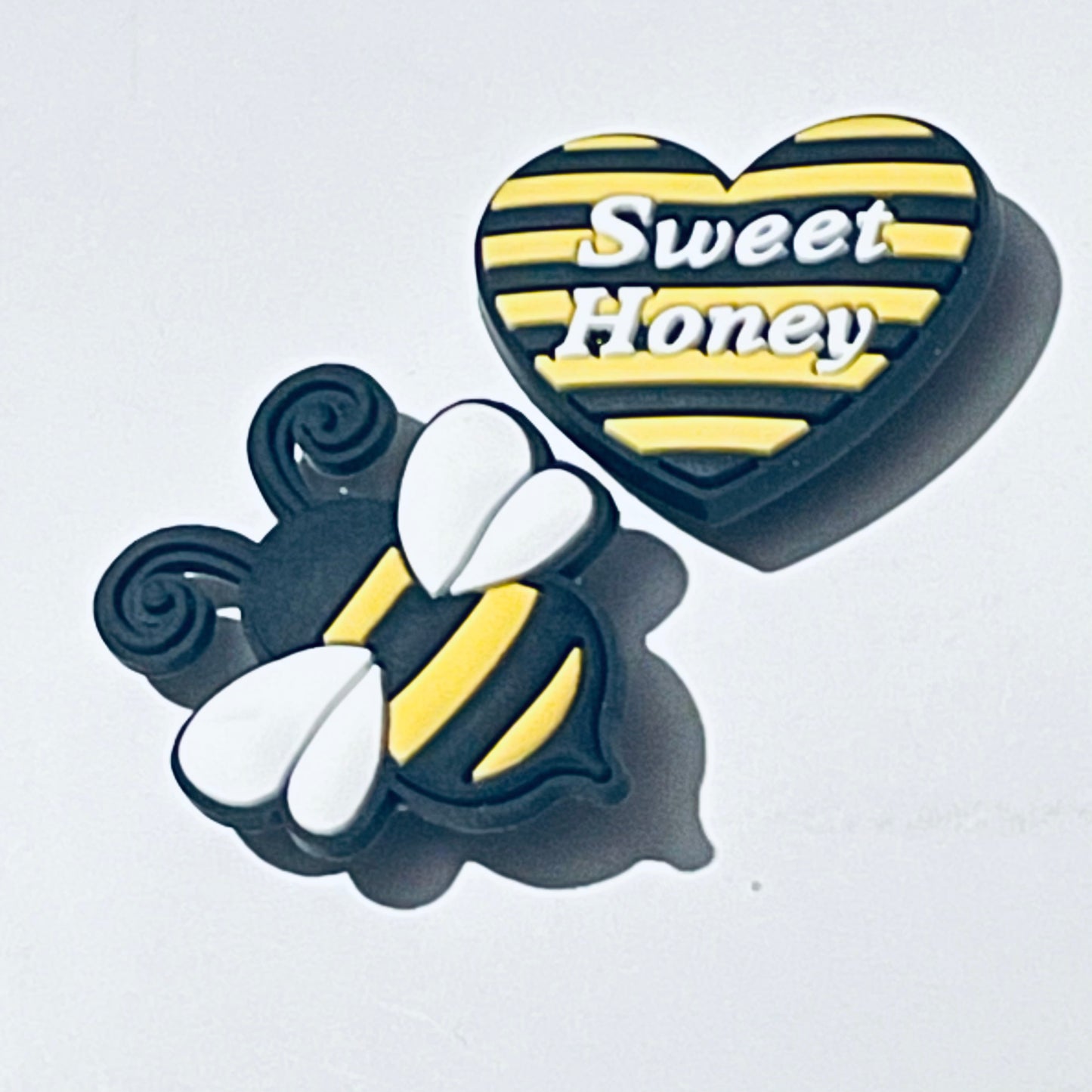 Bee & Honey Shoe Charms