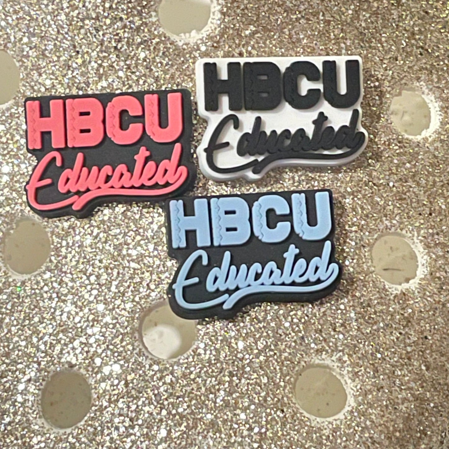 HBCU Educated Shoe Charms (Multiple Colors)