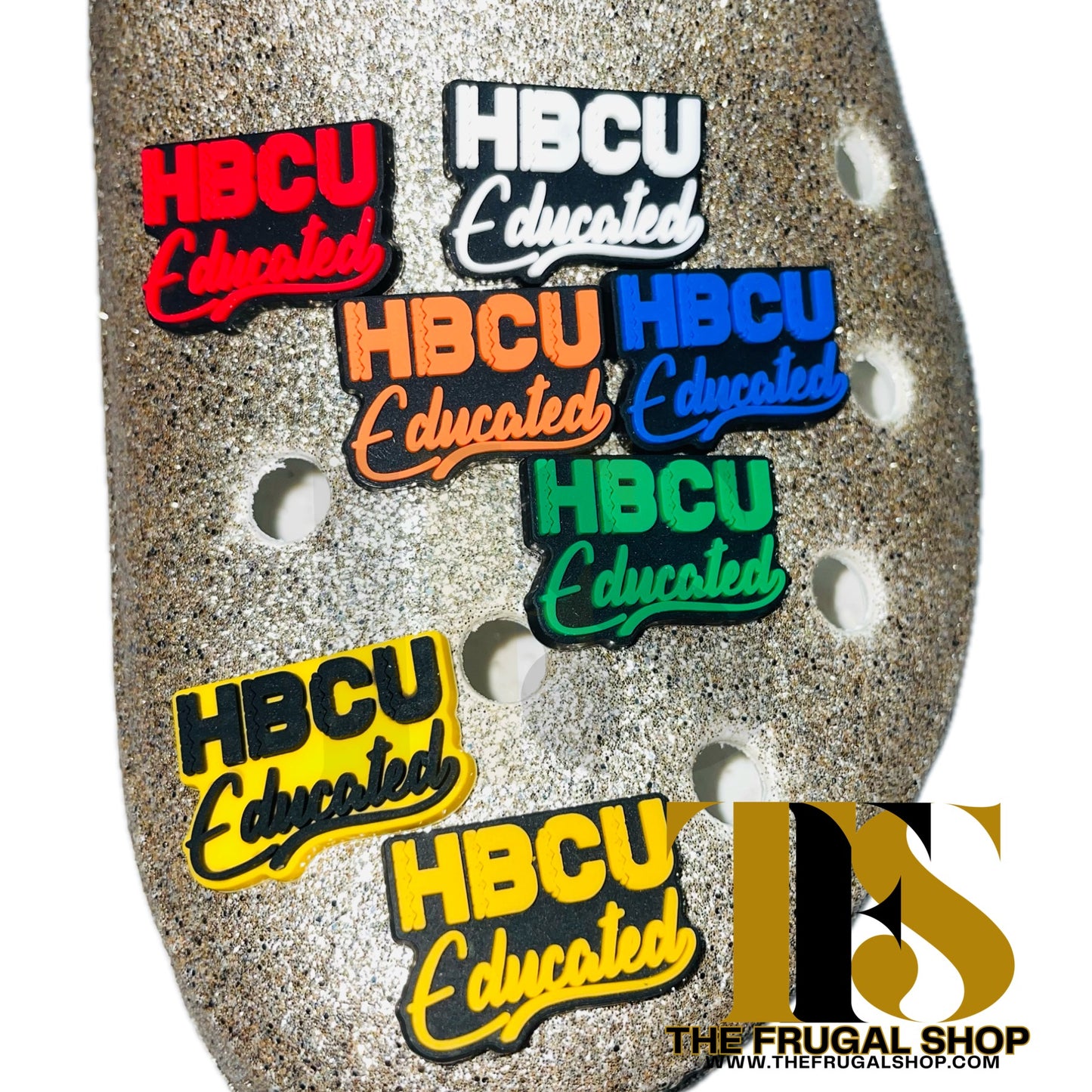 HBCU Educated Shoe Charms (Multiple Colors)