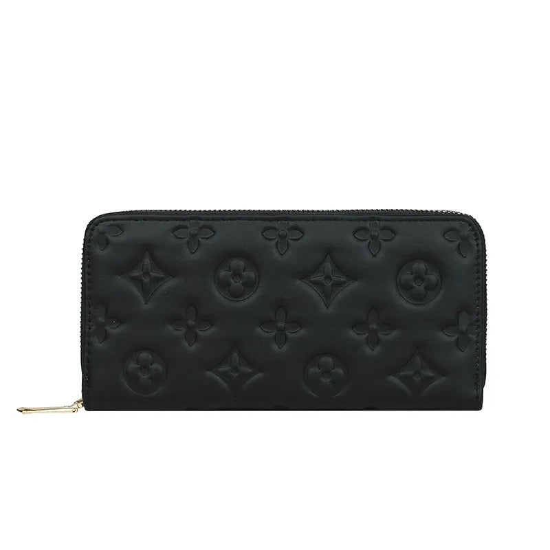 Puffy Accordion Long Wallet