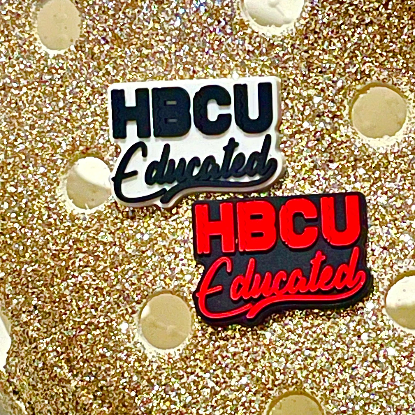 HBCU Educated Shoe Charms (Multiple Colors)