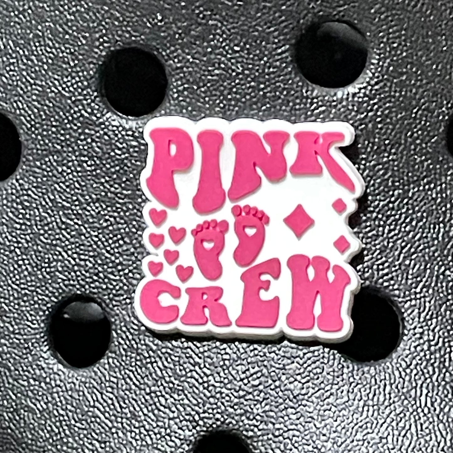 Pink Crew Shoe Charm