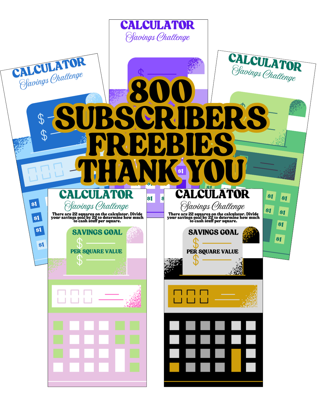 Calculator Savings Challenge