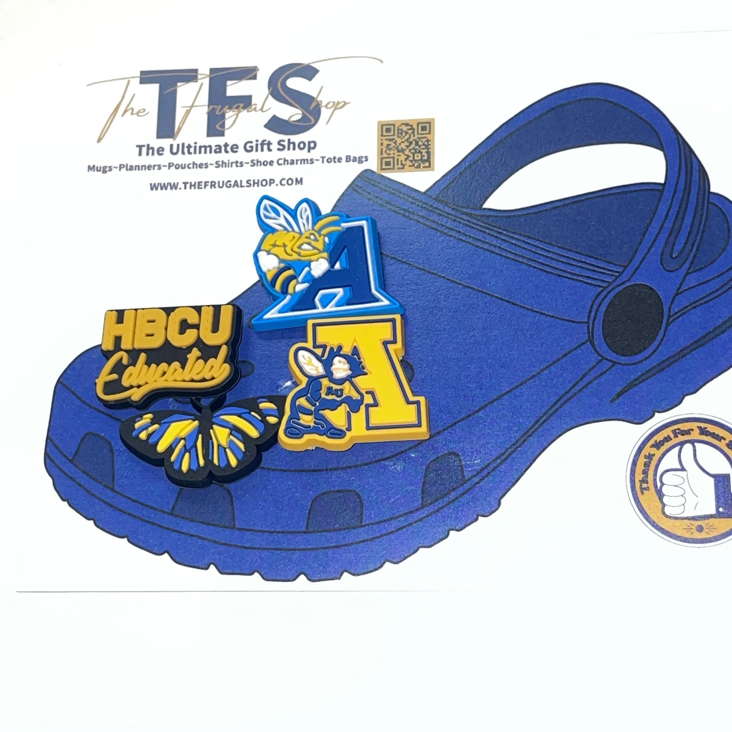 Allen University Shoe Charms