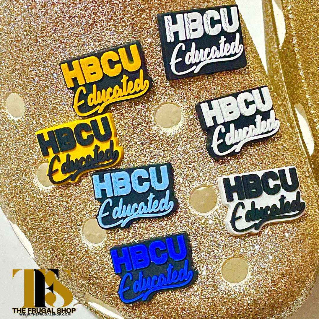 HBCU Educated Shoe Charms (Multiple Colors)