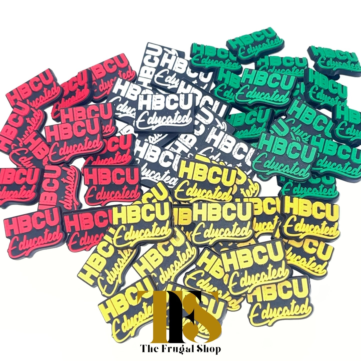 HBCU Educated Shoe Charms (Multiple Colors)