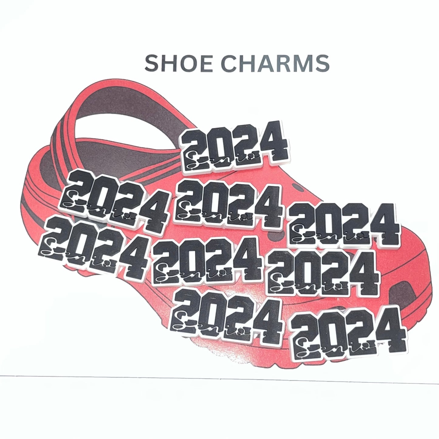 Class of 2024 2025 2026 Graduation Shoe Charms