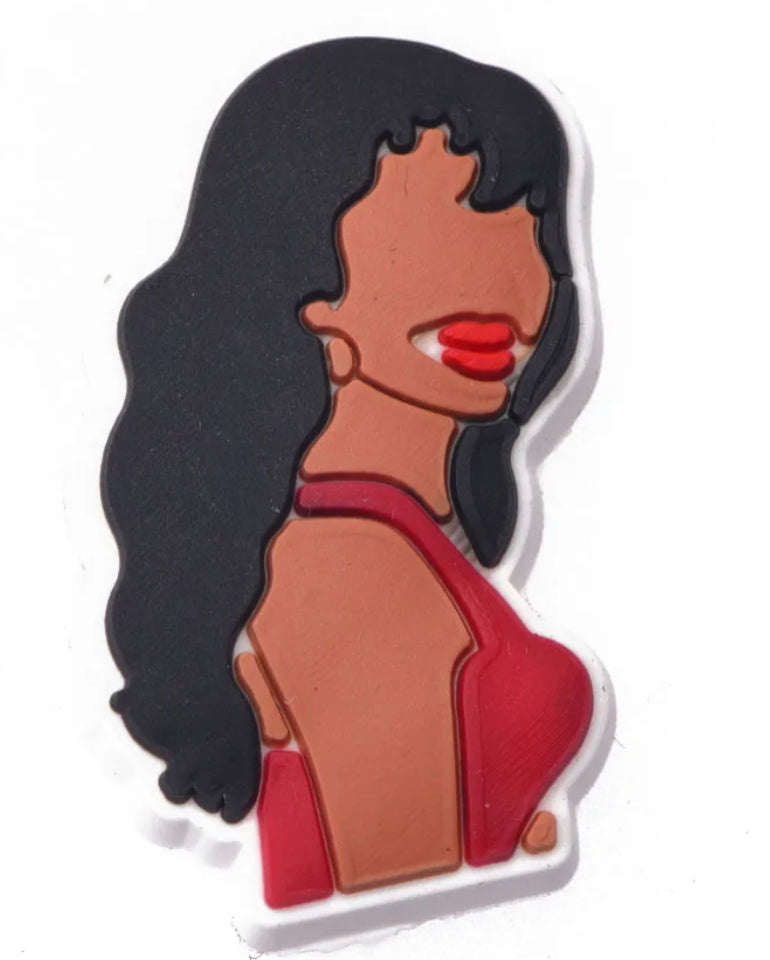 Singer Selena Shoe Charm