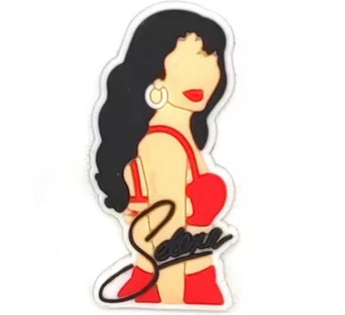 Singer Selena Shoe Charm