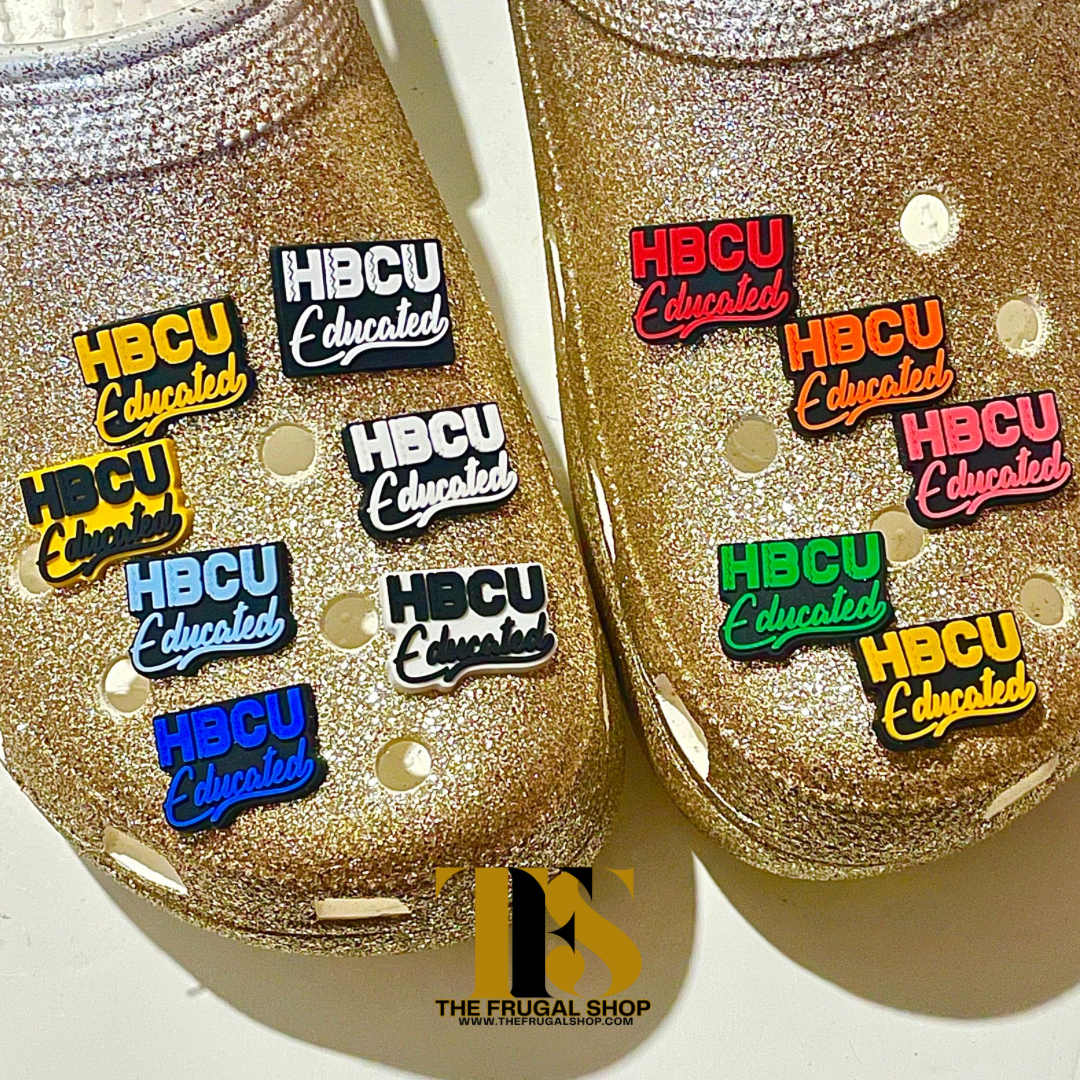 HBCU Educated Shoe Charms (Multiple Colors)