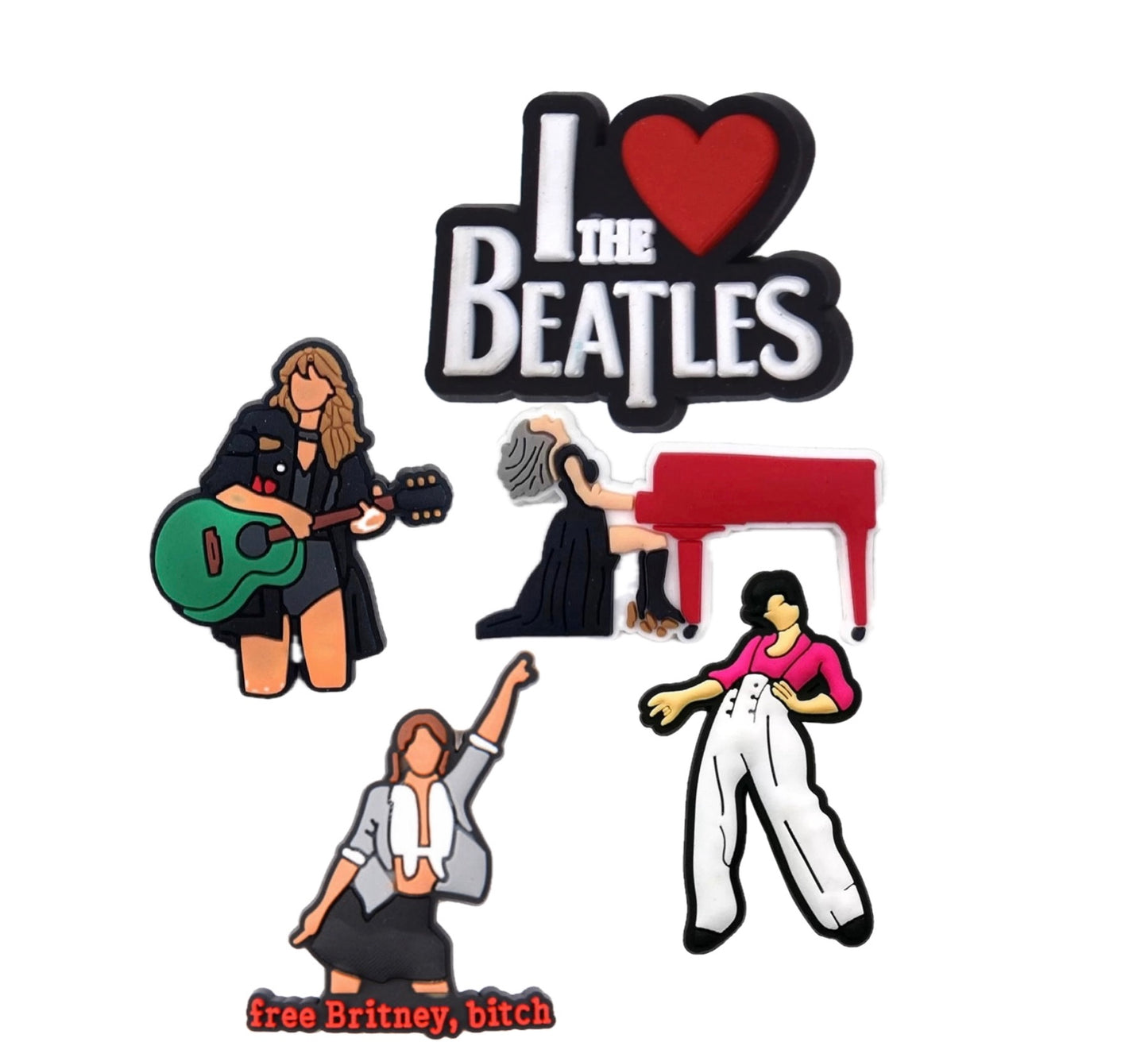 Famous Singer Shoe Charm