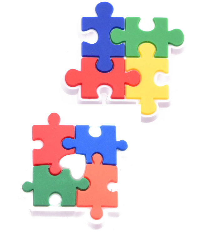 Autism Shoe Charm Mystery Bundle - 5 Shoe Charms