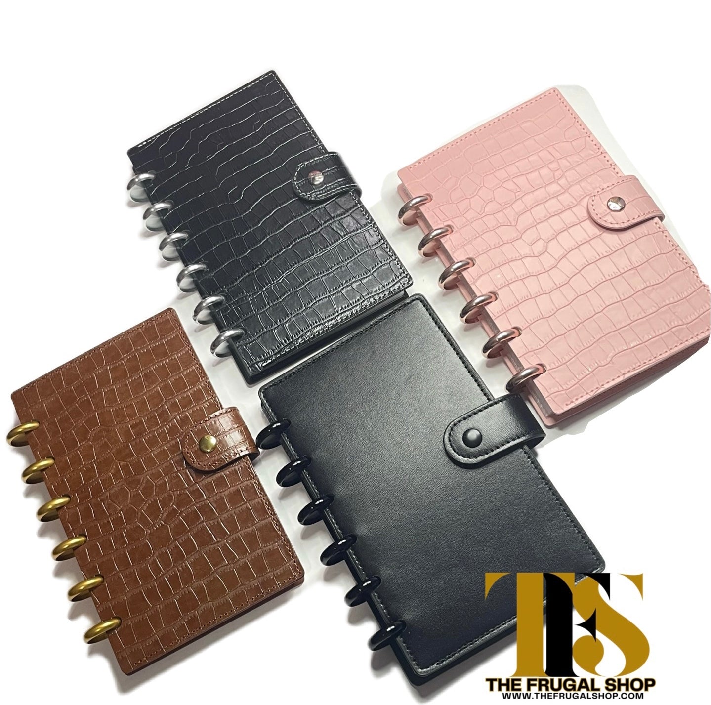 Discbound Transparent Pockets for our Discbound Systems (Black Smooth Cover & Croco Textured Style)