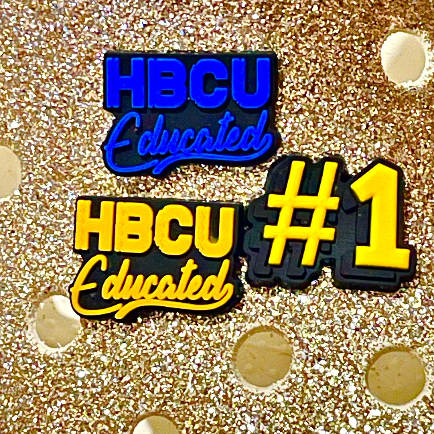 HBCU Educated Shoe Charms (Multiple Colors)