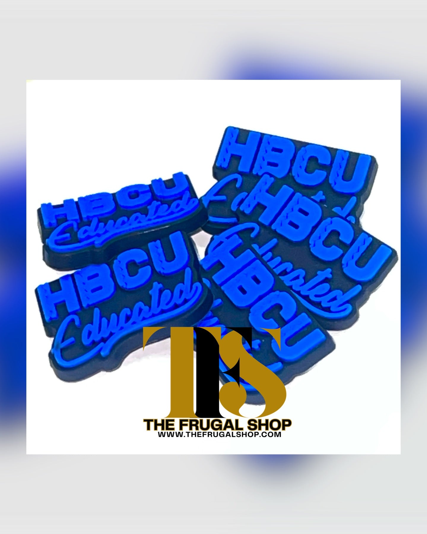 HBCU Educated Shoe Charms (Multiple Colors)