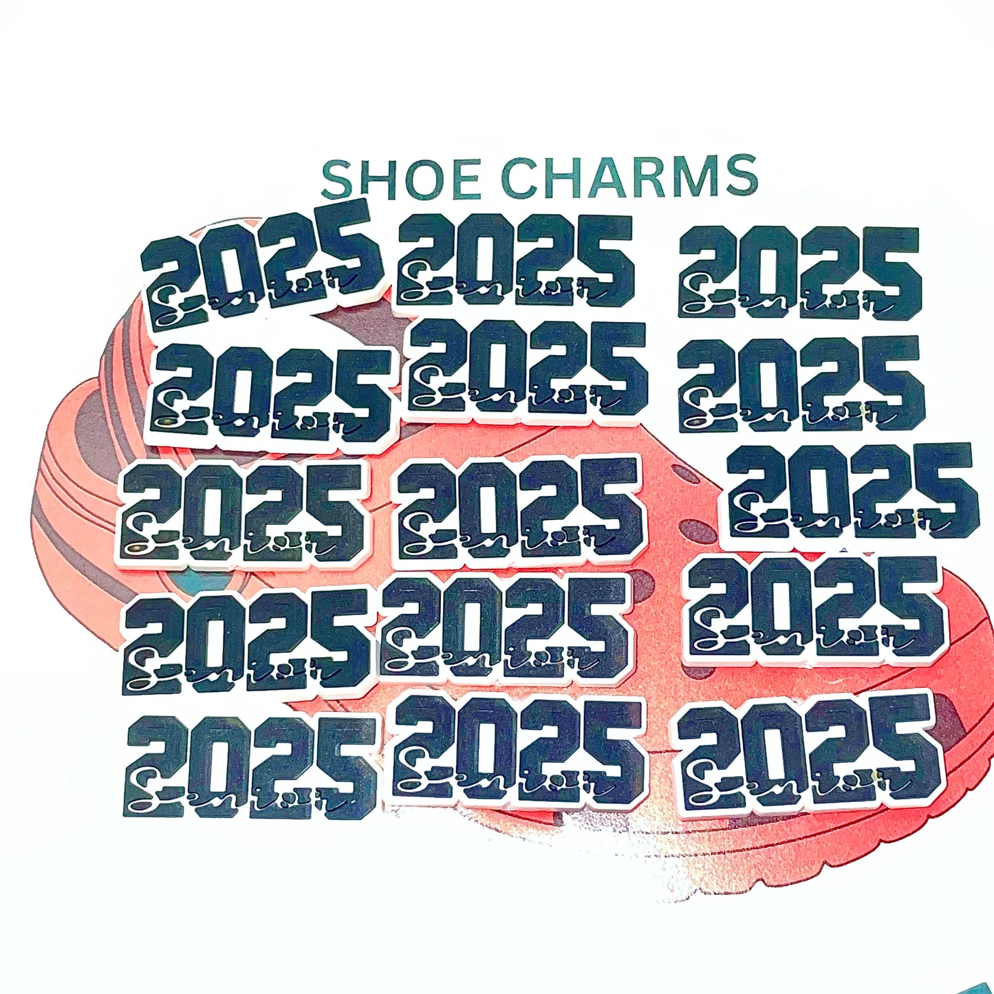 Class of 2024 2025 2026 Graduation Shoe Charms