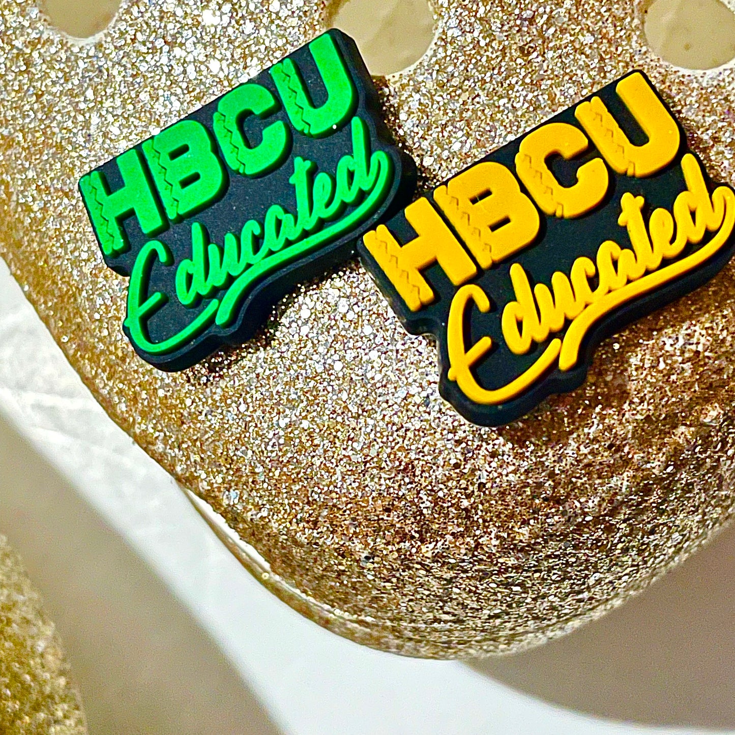 HBCU Educated Shoe Charms (Multiple Colors)