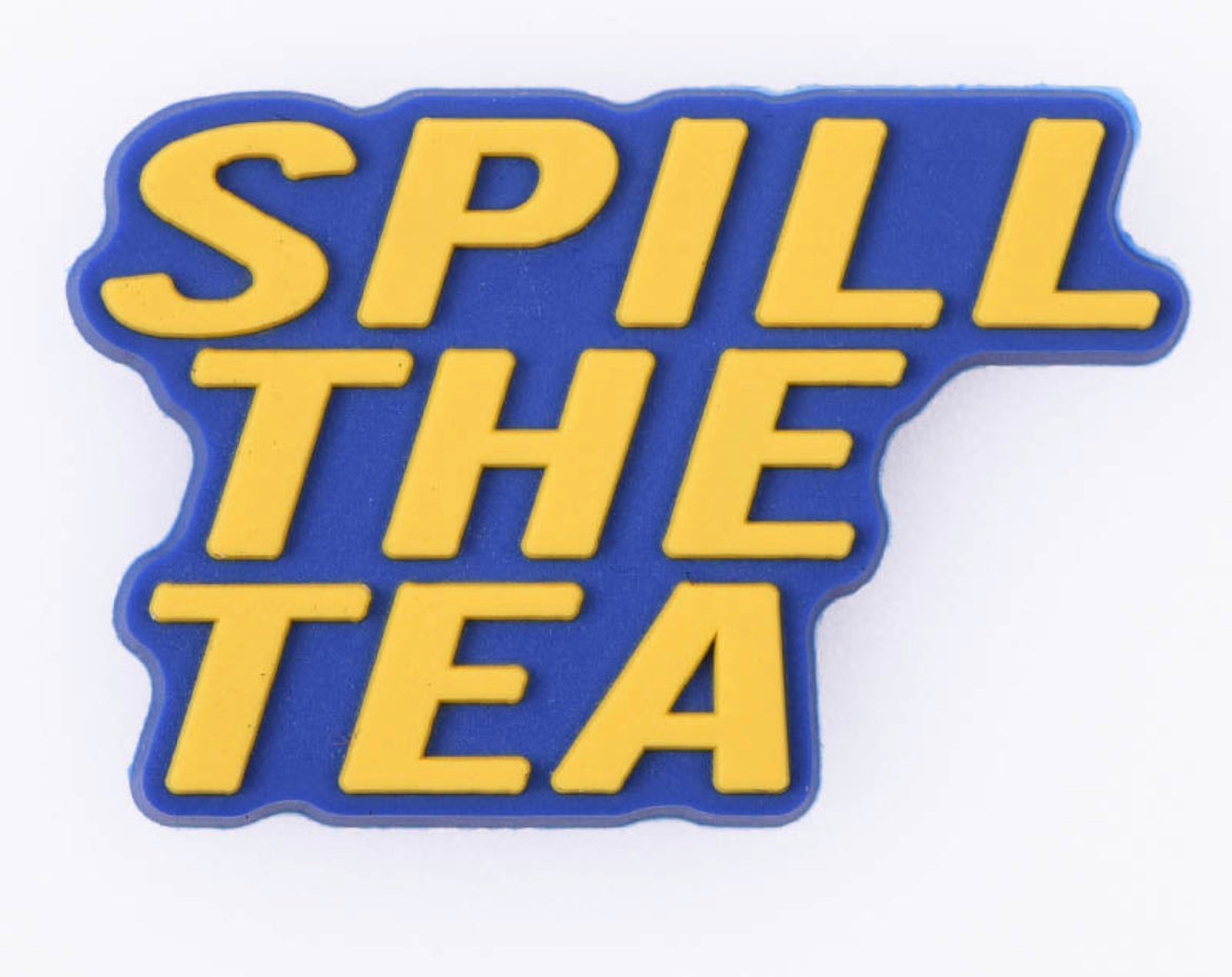 Sips & Spill the Tea Lovers Beverage Shoe Charms