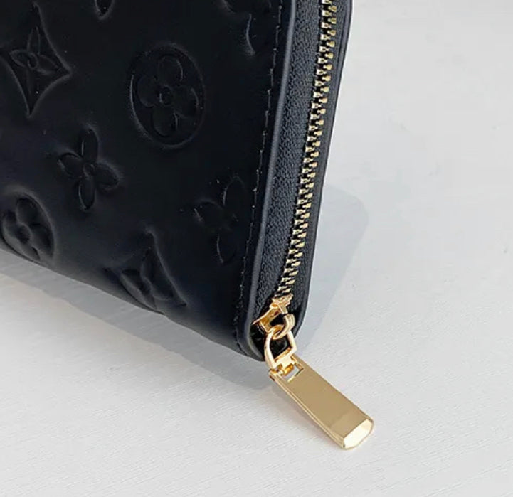 Puffy Accordion Long Wallet