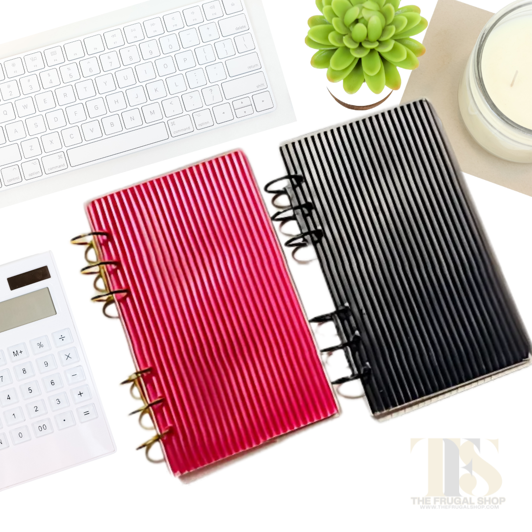 Acrylic Fluted Cash Envelope System with Printable Savings Challenge Bundle