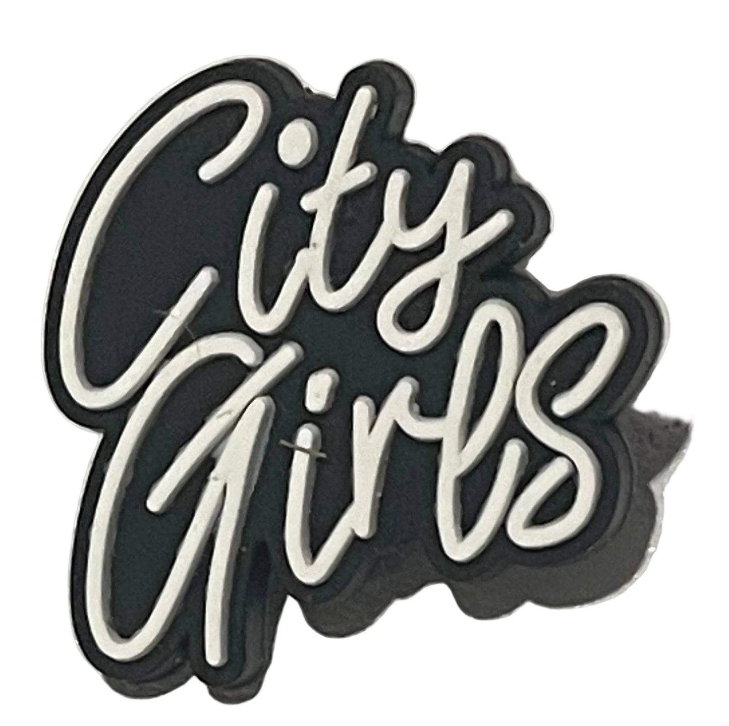 'City Girls' text on a textured surface
