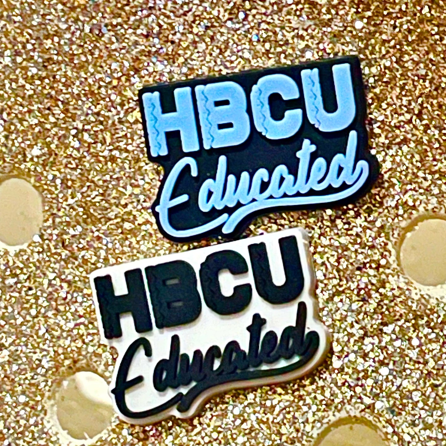 HBCU Educated Shoe Charms (Multiple Colors)