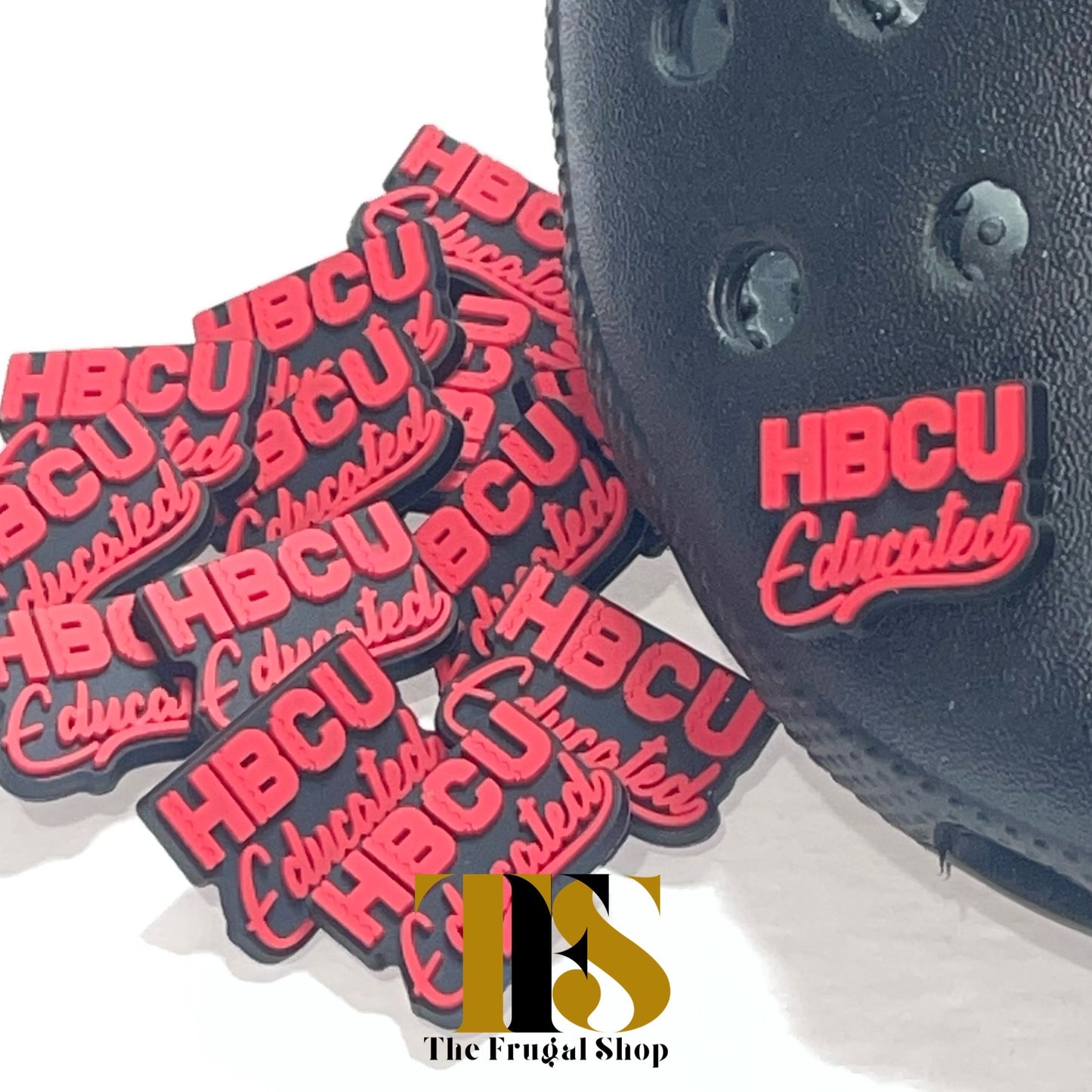 HBCU Educated Shoe Charms (Multiple Colors)