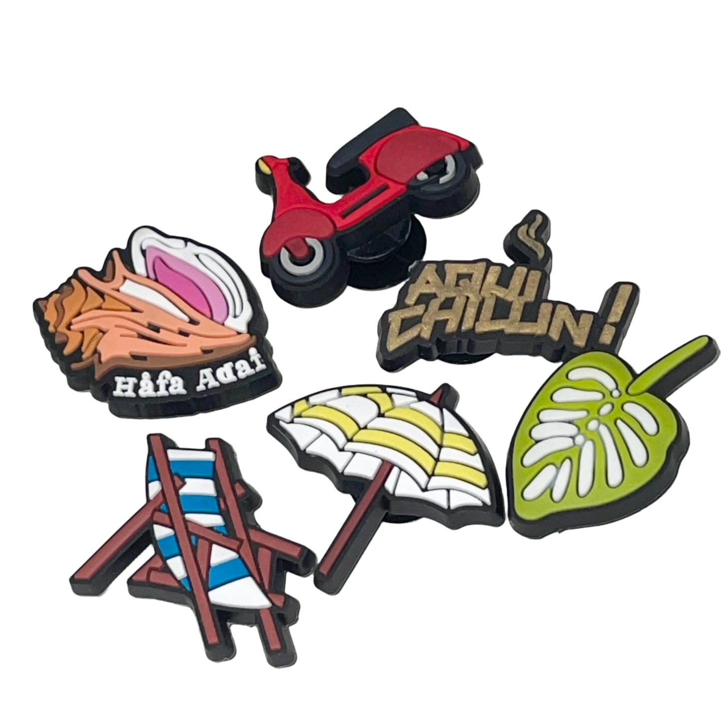 Random Shoe Charms - Chair, Umbrella, Scooter, Plant