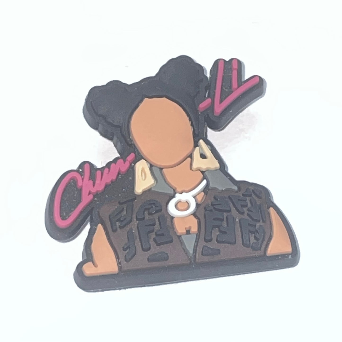 Bamboo Hoop Earrings Melanin Queens Shoe Charm
