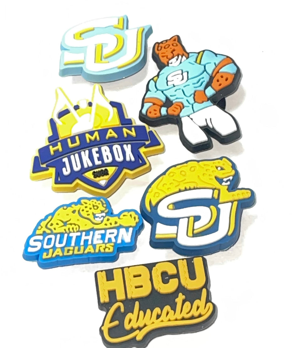 HBCU Shoe Charm - Alabama, Coppin, Dillard, Fort Valley, Jackson State, Southern, Tennessee