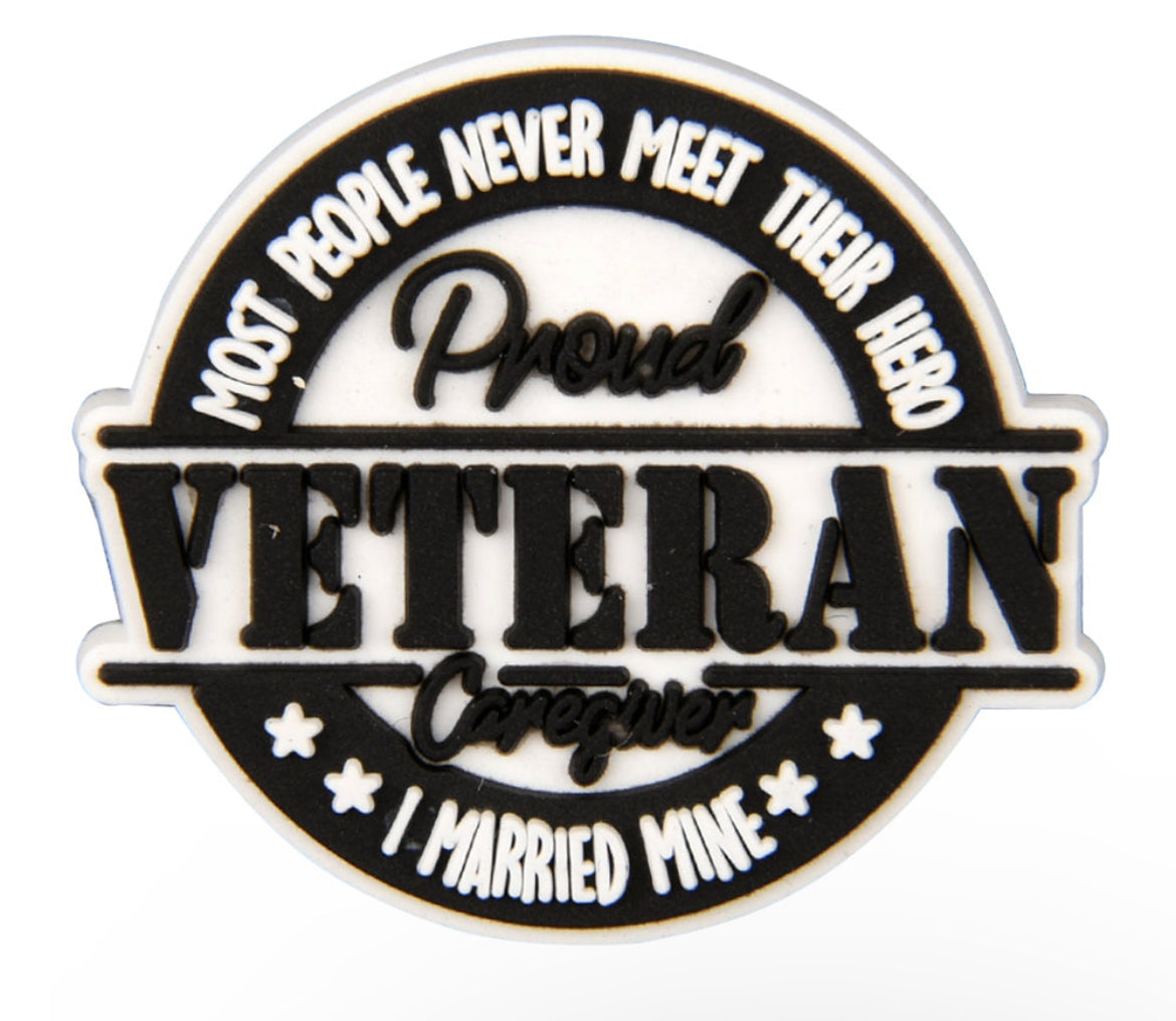Veteran Shoe Charm