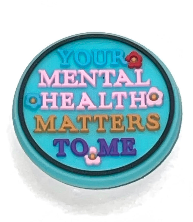 October Awareness Ribbon Shoe Charms | Breast Cancer | Down Syndrome | Liver Cancer | Men’s Health | World Mental Health Day