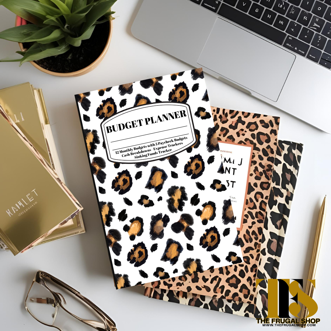 12-Month Animal Print Budget Planner | Personal Finance Organizer
