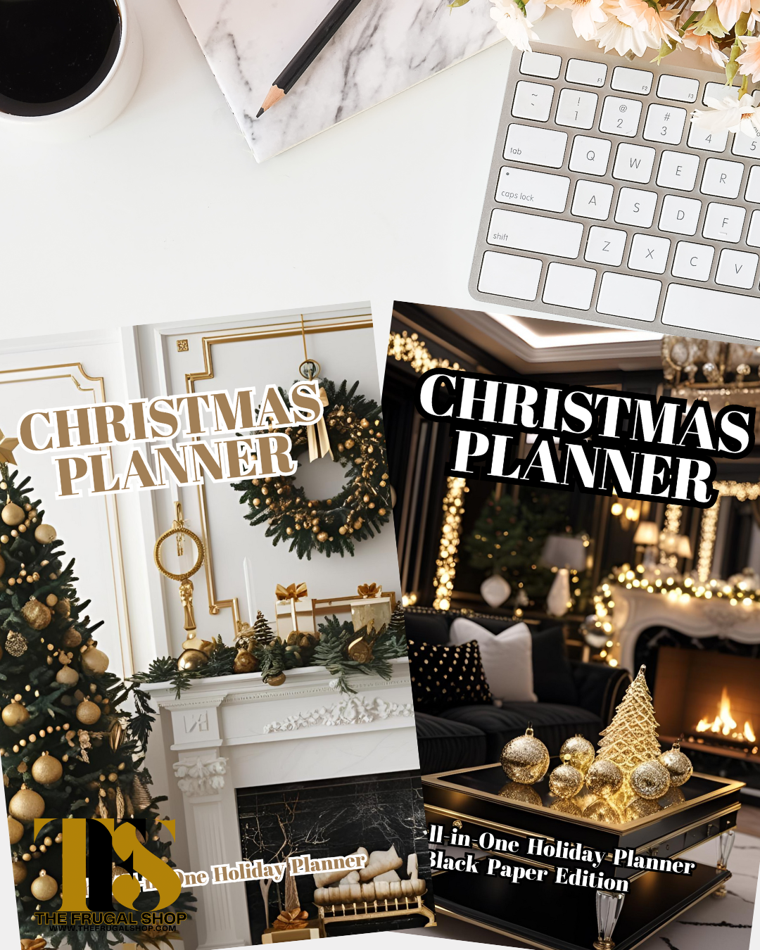 Christmas Party Budget Planner | Holiday Event Organizer | Gift & Expense Tracker + Savings Challenges