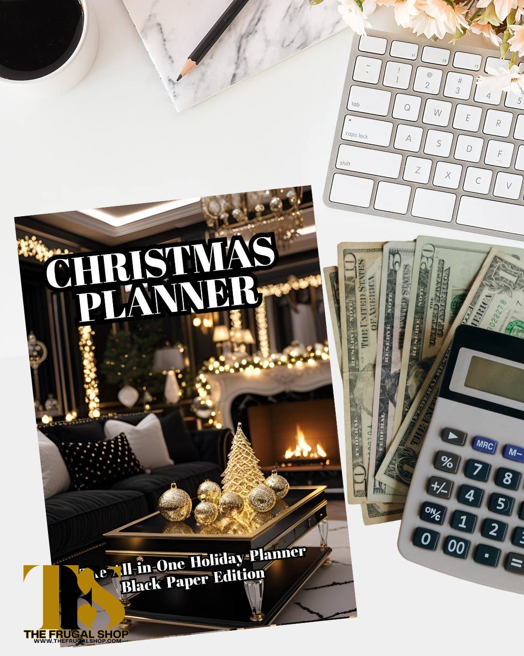 Christmas Party Budget Planner | Holiday Event Organizer | Gift & Expense Tracker + Savings Challenges