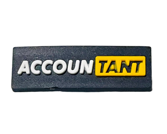 Accountant Shoe Charm