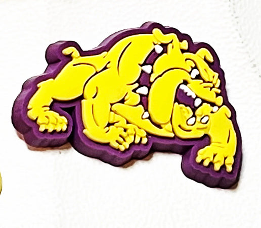 HBCU Dog Mascot Shoe Charms