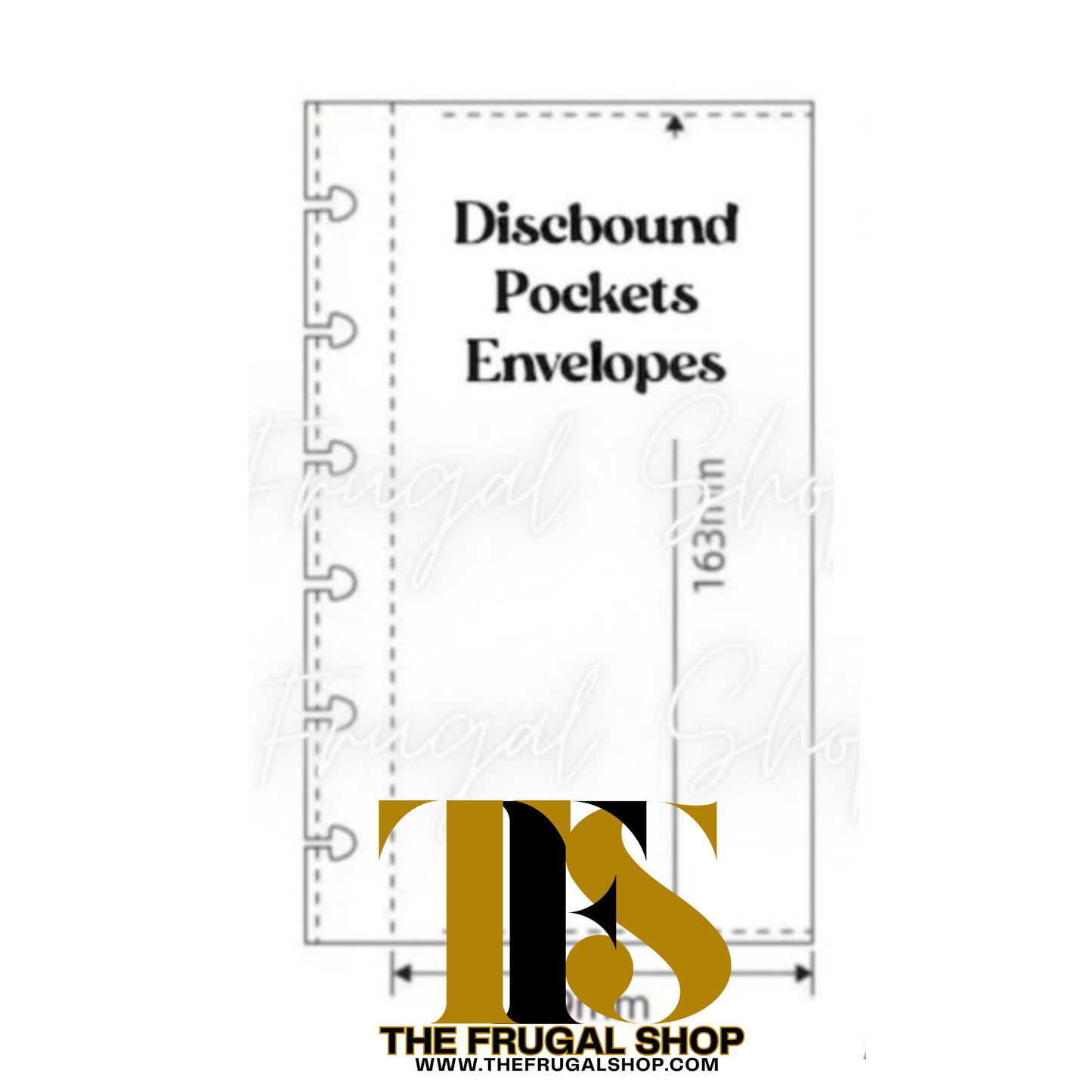 Black Leather Discbound Accessory Organizer