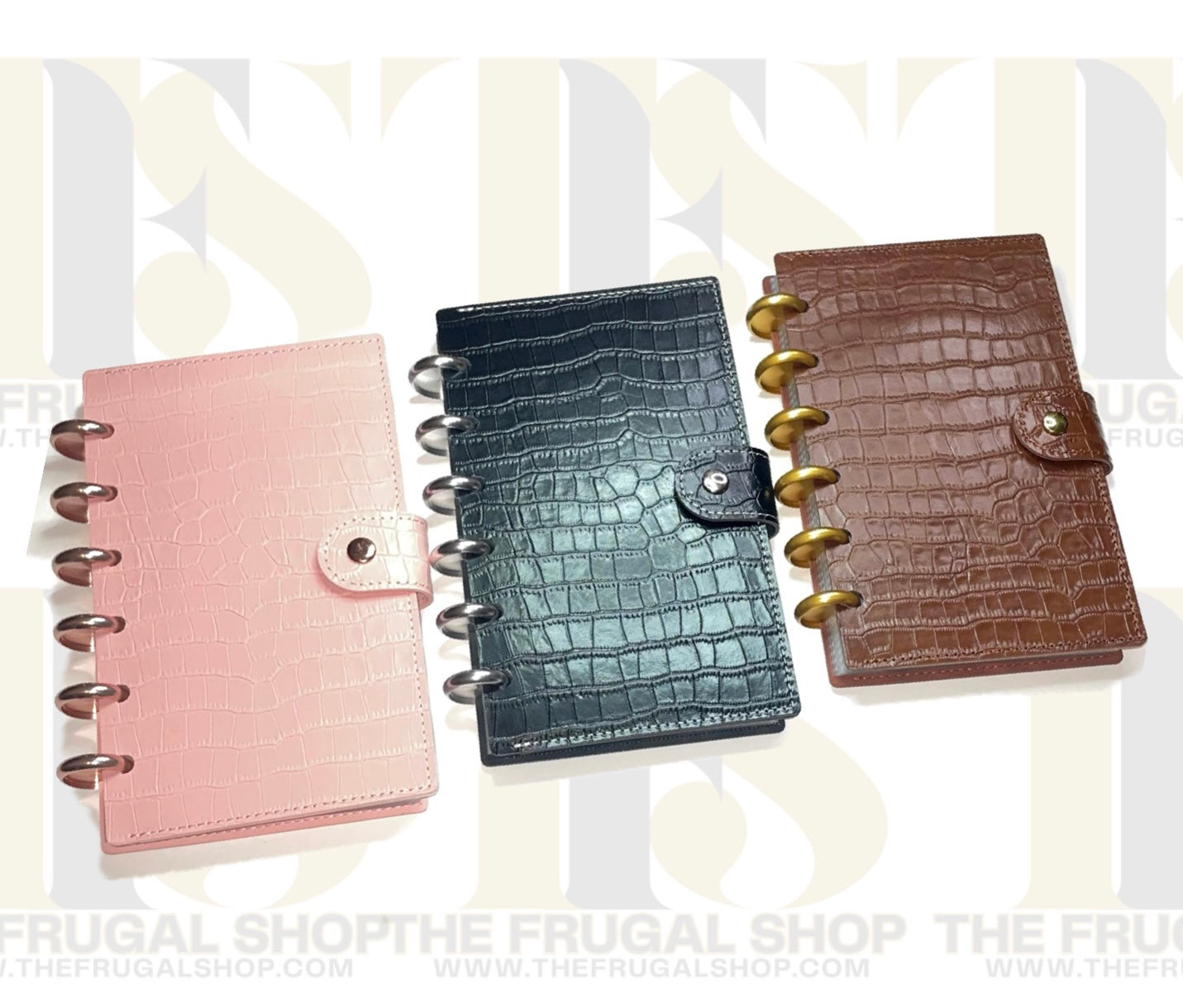 Discbound Transparent Pockets for our Discbound Systems (Black Smooth Cover & Croco Textured Style)