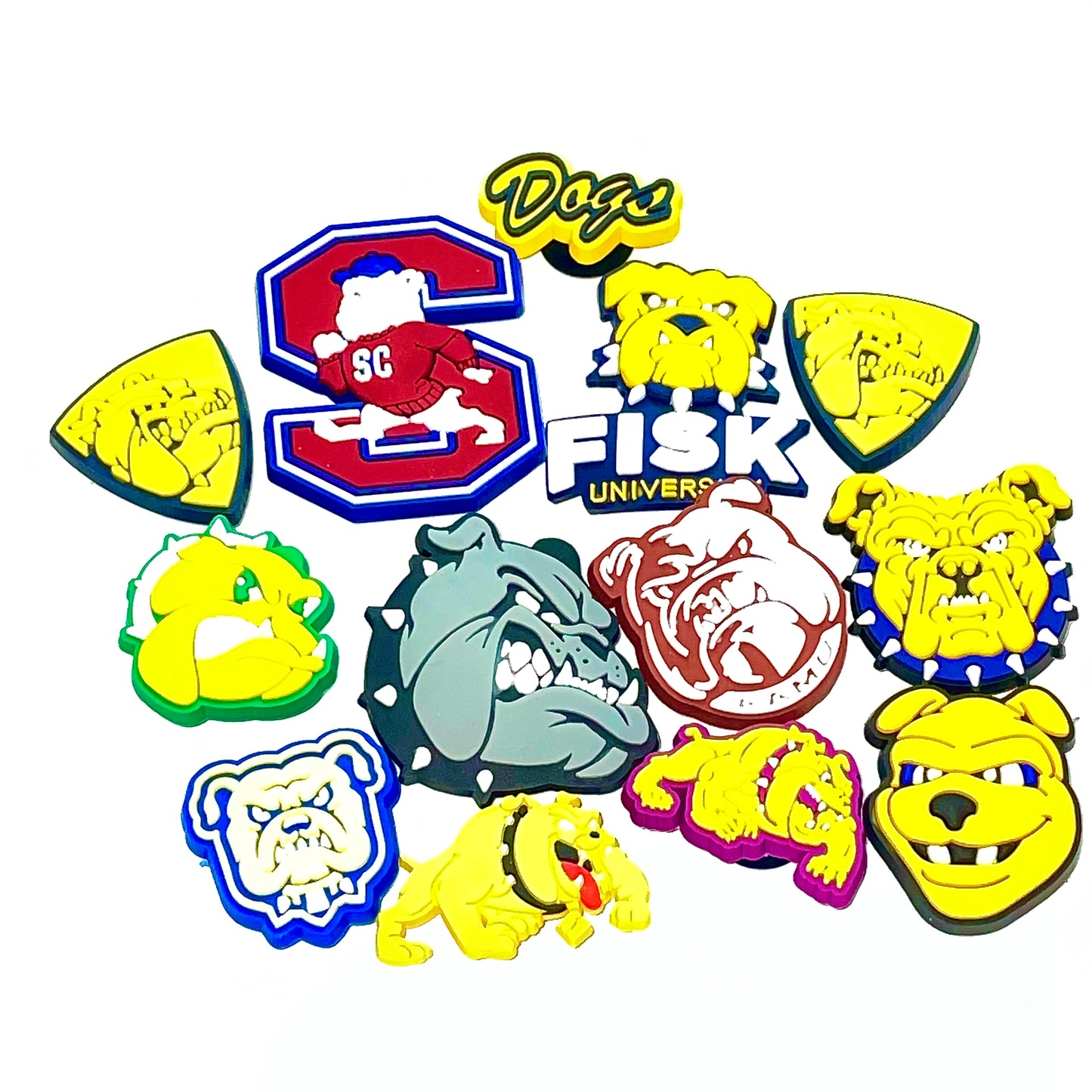 HBCU Dog Mascot Shoe Charms
