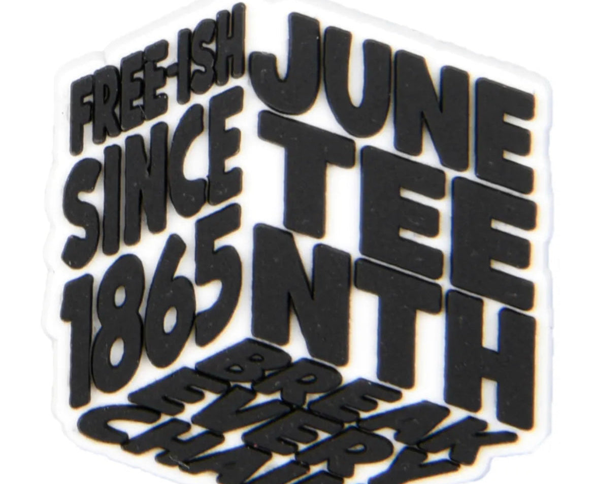 Juneteenth Shoe Charms