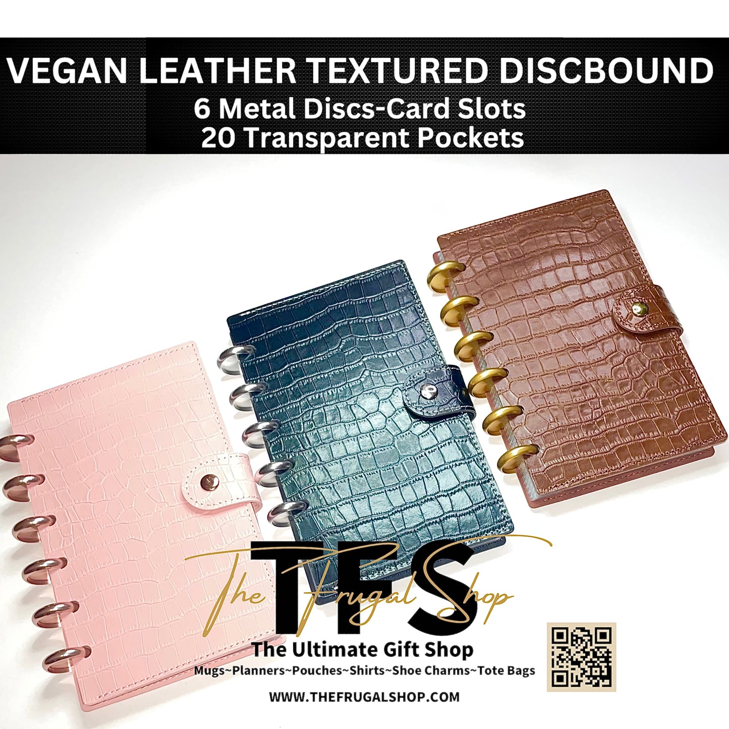 Discbound Organizer(20 Transparent Pockets)