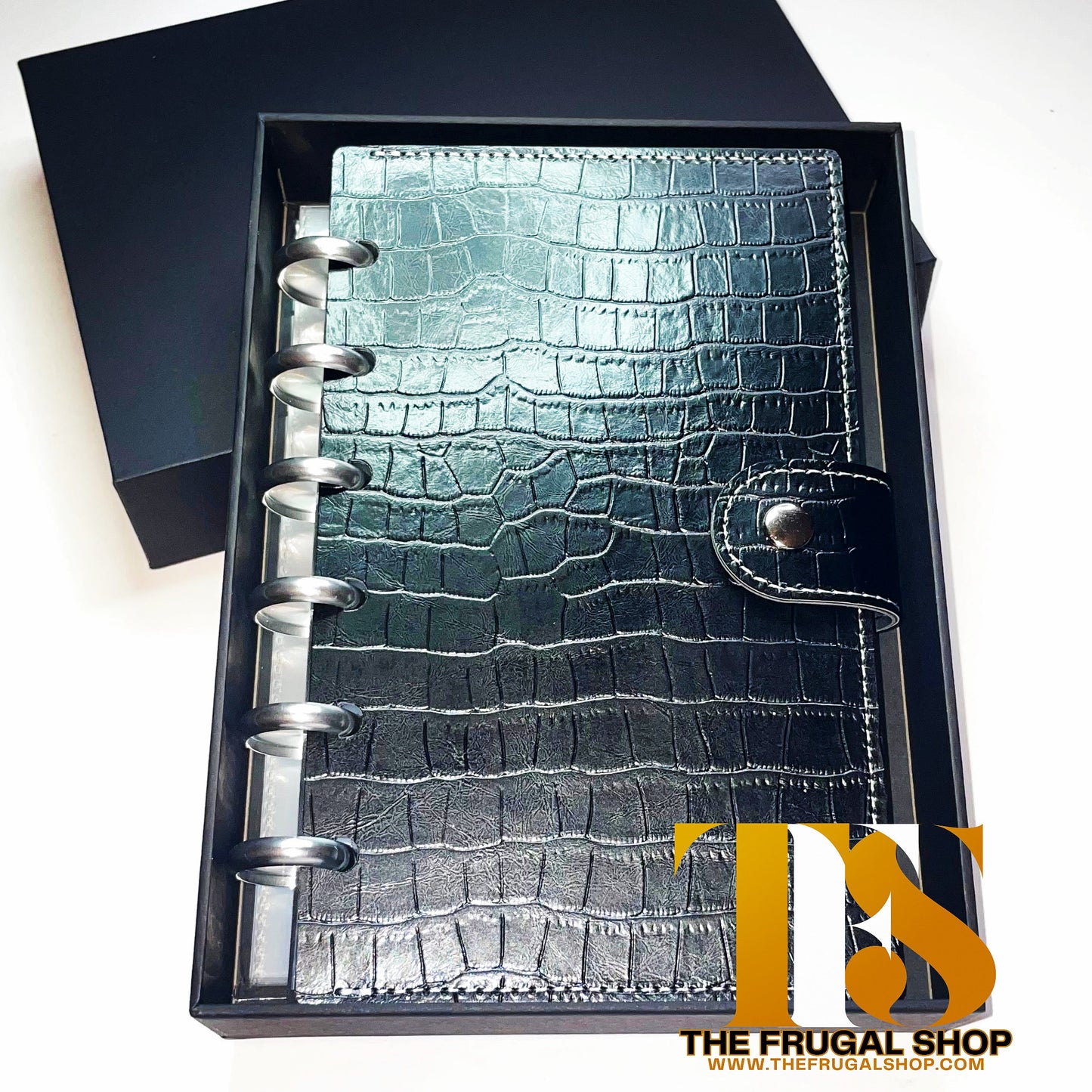 Discbound Transparent Pockets for our Discbound Systems (Black Smooth Cover & Croco Textured Style)